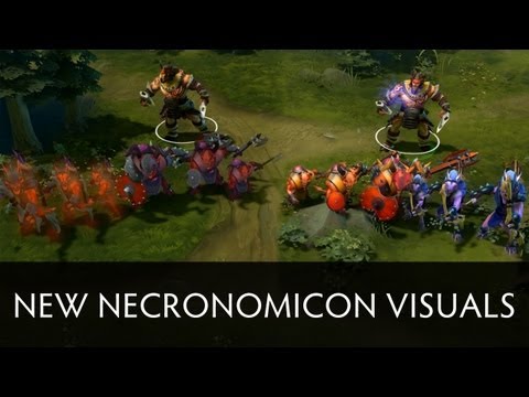 Dota 2 New Necronomicon Visuals (side by side comparison)