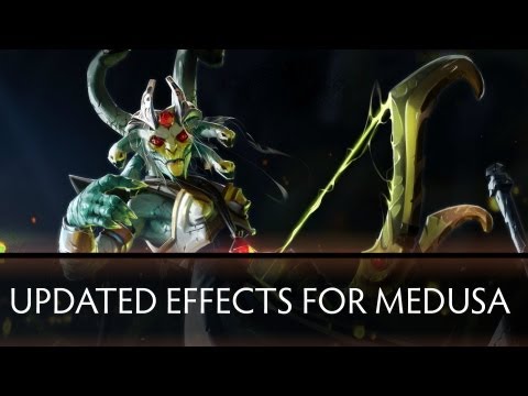 Dota 2 Medusa Updated effects for Mana Shield and Mystic Snake