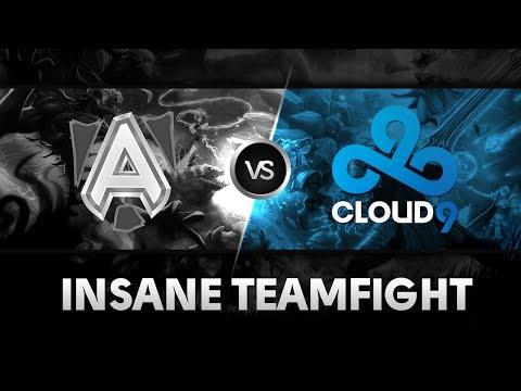 Insane teamfight by Alliance vs C9 @ DreamLeague Season 1