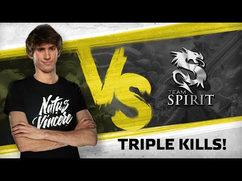 Triple kills! by Dendi vs Team Spirit @ WePlay League S3