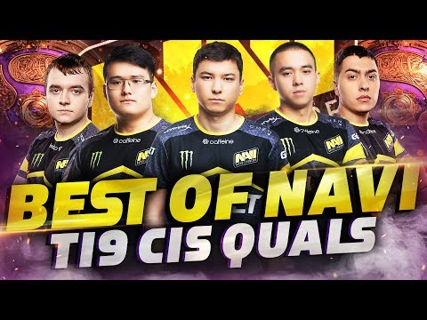 Лучшие моменты NAVI на TI9 CIS Quals